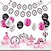 Clabby 26 Pcs Paris Birthday Party Decorations Set Honeycomb Centerpiece Table Topper Happy Birthday Banner Eiffel Tower Balloons Decor for Wedding Baby Shower Theme Party Supplies - Image 3