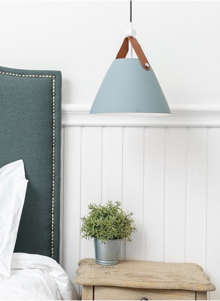 UCANDLE Single gray hanger with leather base 