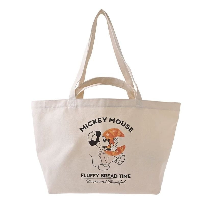Disney Official Mickey Baking Retro Print Tote Bag - Handheld Commuter Gift - Image 1