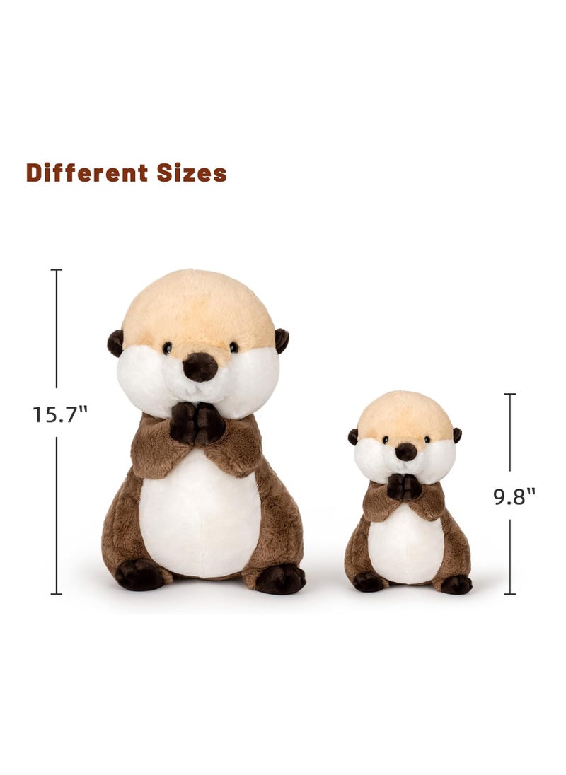 SYOSI - Plush Toy Otter Stuffed Animals Otter Plush Cute Sea Soft Otter Plushie Toy Christmas Birthday for Kids Children Girls Boys 25cm - Image 1
