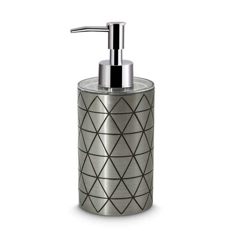 Freelance Miami Polystyrene Soap Dispenser for Wash Basin, Silver - Stylish Liquid Handwash/Hand Wash Bottle - Plastic Bathroom Lotion/Shampoo Pump Bottles for Home/Kitchen - Stronger Than Ceramic - Image 5