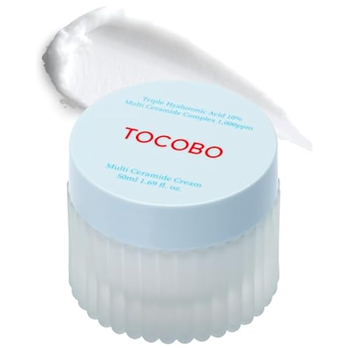 TOCOBO] Multi Ceramide Cream 1.7 Fl oz / 50ml | Moisture cream, Ceramide moisturizer, Korean Skin Care, Natural Ingredients, Sensitive Skin | Cruelty Free, Korean Vegan Cream, mother's day gift - Image 1
