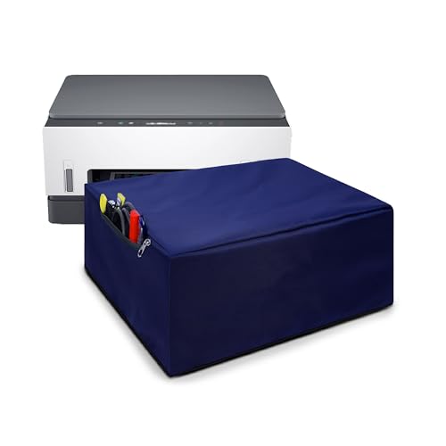 Alifiya Dust Proof Washable Printer Cover for HP Smart Tank 670 All-in-One Ink Tank Color - Blue - Image 1