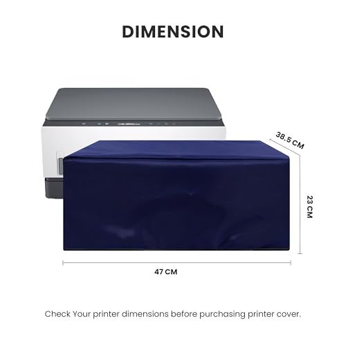 Alifiya Dust Proof Washable Printer Cover for HP Smart Tank 670 All-in-One Ink Tank Color - Blue - Image 2