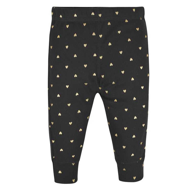 Gerber Baby Girls Multi-Pack Active Pants Set, Hearts, 0-3 Months - Image 5
