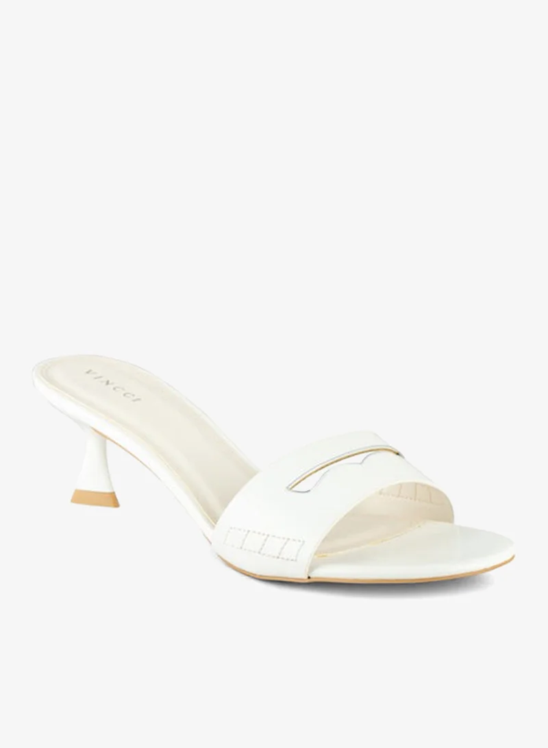 Vincci Women One Strap Mid Heel Sandals