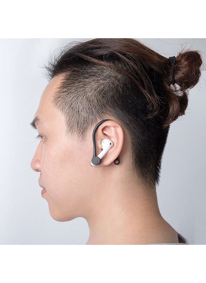 Generic Suitable For Apple Bluetooth 3 Generation Headset Hook Airpods Silicone Case Sports Wireless Anti-lost Ear Hook-Color:White  - Image 5