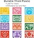 DUNCHATY 6 Pack Mexican Banner 132Ft22ft x 6 Papel Picado Fiesta Decorations Cinco de Mayo Da de Muertos Birthday Party Supplies 12 Patterns with String Waterproof Plastic Indoor Outdoor - Image 2