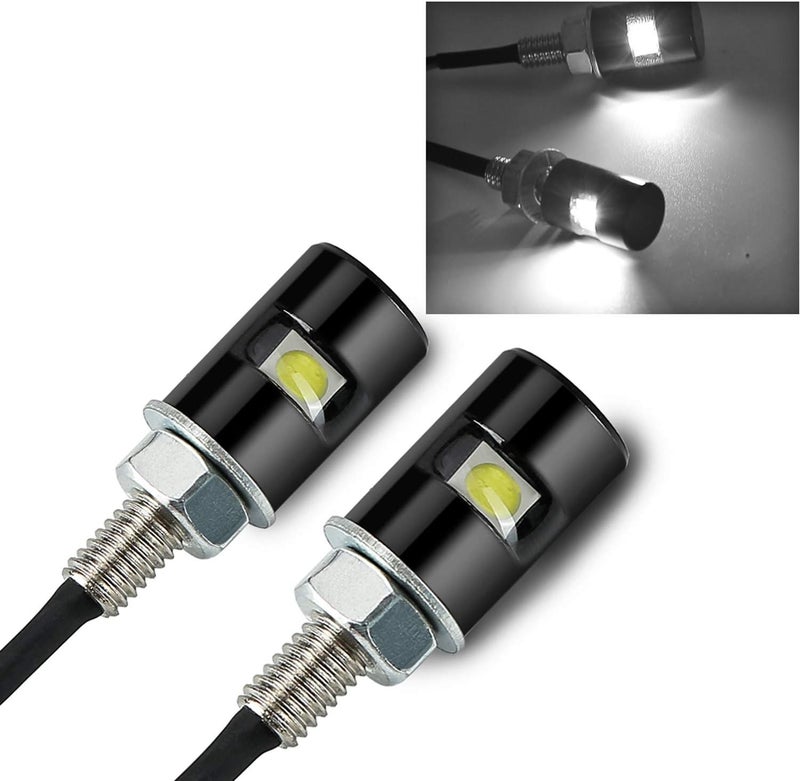 Rupse 2PCS White LED License Plate Light - Image 1