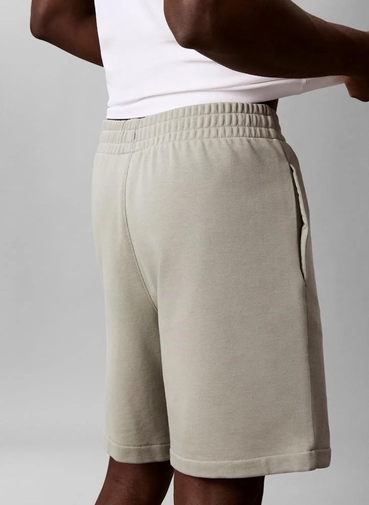 Calvin Klein Embroidered Cotton Terry Shorts