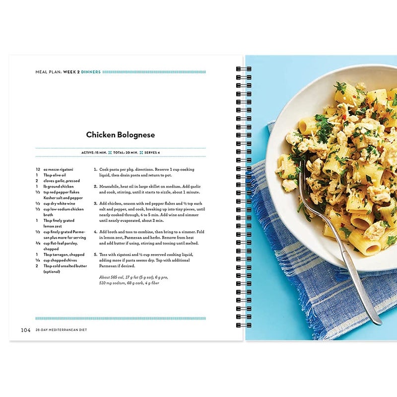 Good Housekeeping The 28-Day Mediterranean Diet: Daily Meal Plans, Delicious Recipes, and Tips for Building a Way of Eating Youâ€™ll Love for Life - Quick and Easy Planner to Adapt a Healthy Eating Habit! - Image 4