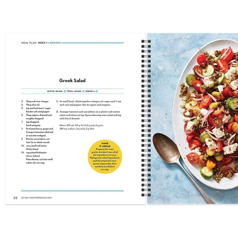 Good Housekeeping The 28-Day Mediterranean Diet: Daily Meal Plans, Delicious Recipes, and Tips for Building a Way of Eating Youâ€™ll Love for Life - Quick and Easy Planner to Adapt a Healthy Eating Habit! - Image 2
