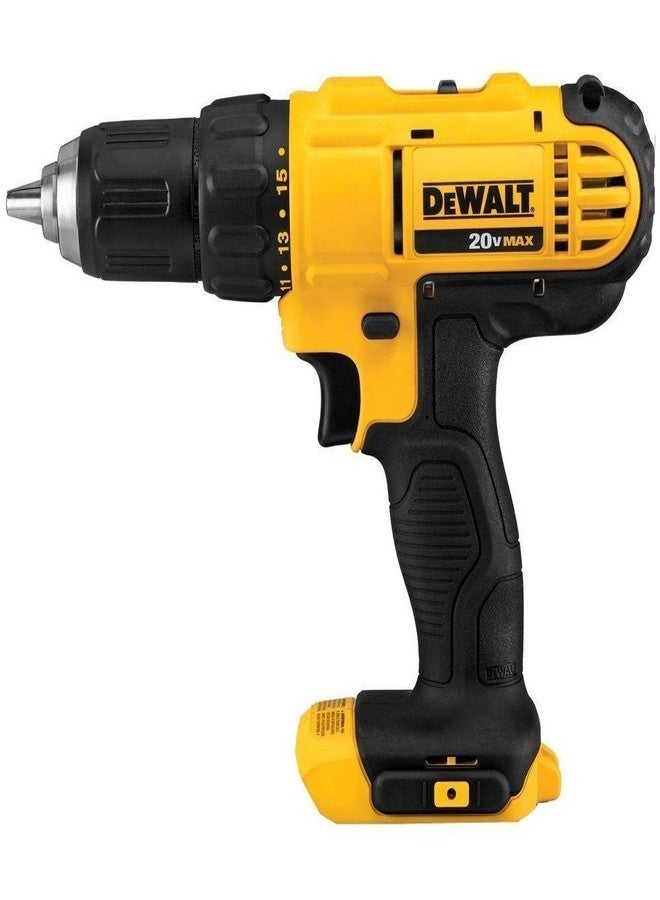 Dewalt DCD771B 20V MAX Cordless Lithium-Ion 1/2 inch Compact Drill Driver - Bare Tool (Renewed) - Image 1