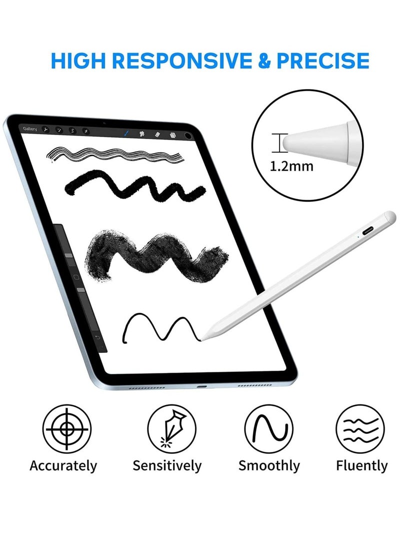ELTRAZONE Stylus Pen for iPad with Tilt Sensitive and Magnetic Design, Digital Pencil Compatible with 2018 and Later Model, Apple iPad Pro 11/12.9 Inch - Image 3