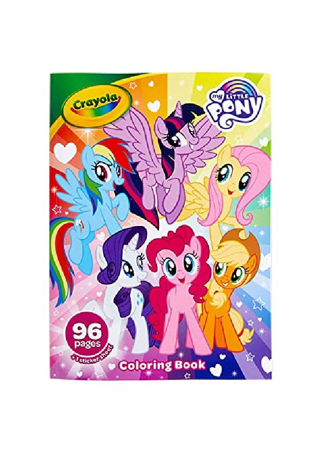 Crayola Coloring Book With Stickers Gift For Girls And Boys 96 Pages Ages 3 4 5 6 Multi Color - Image 1