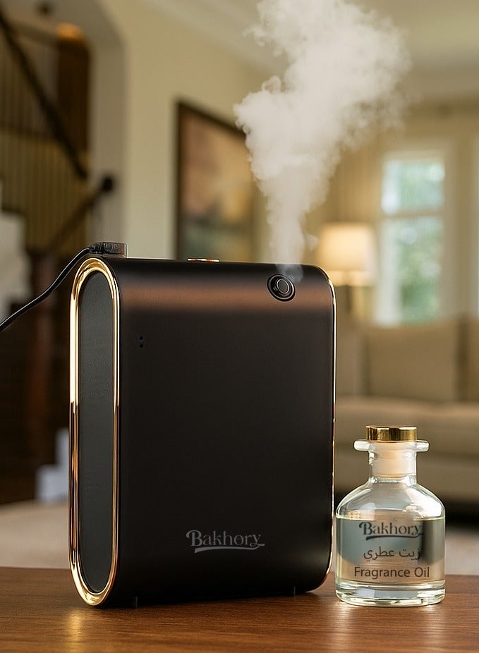 Bakhory Combo Smart 350ml Wi-Fi Aroma Diffuser and Hollow Valley Long-Lasting Reed Diffuser Set Bundle - Image 1