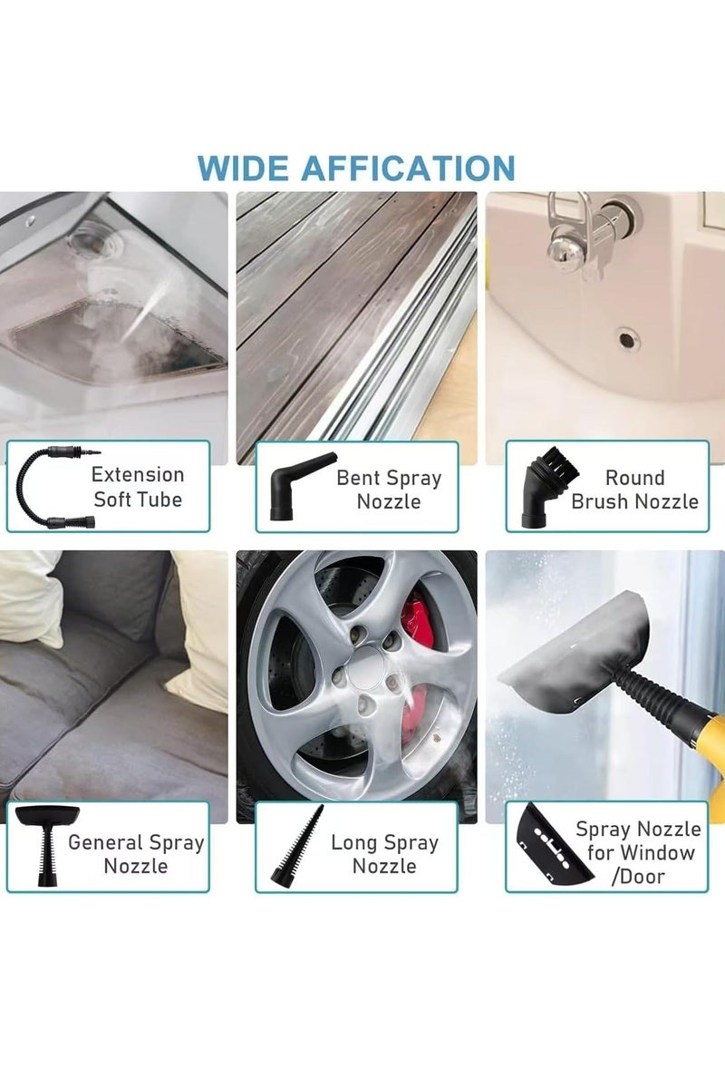 دينكس جهاز تنظيف بالبخار متعدد الاستخدامات يعمل بالكهرباء بقوة 1200 واط وسعة ماء 350 مل - Image 1