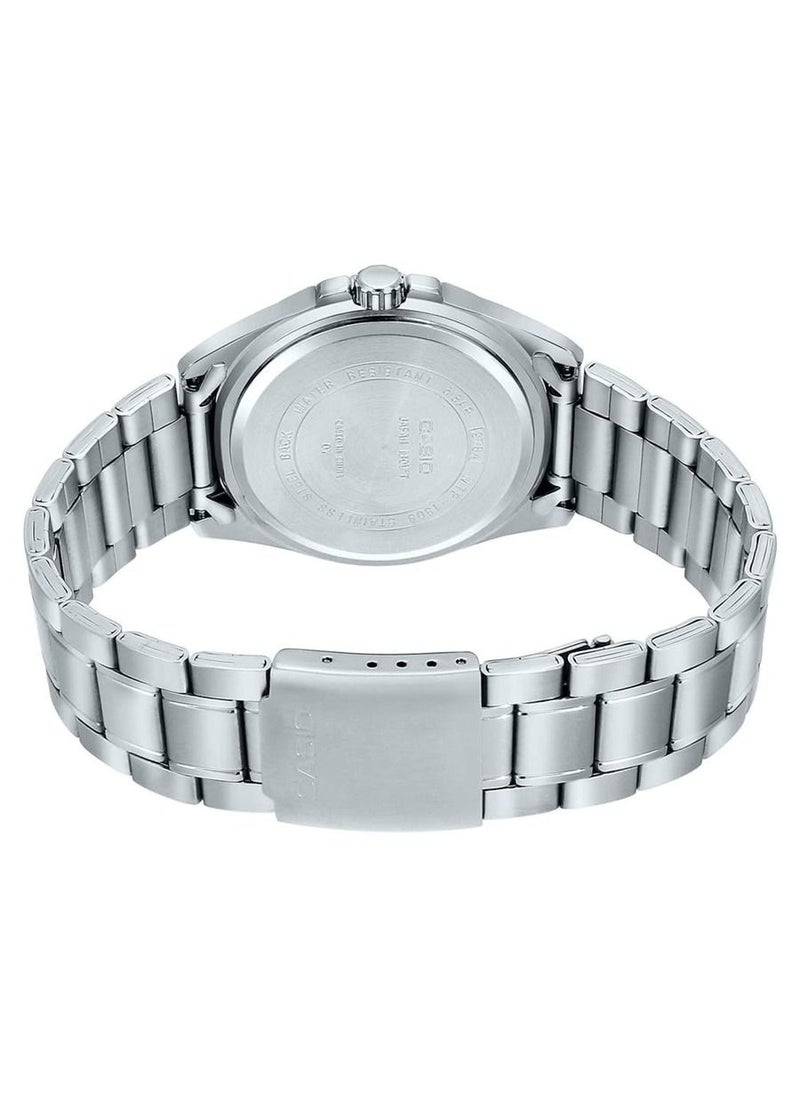 Casio Mens Quartz Watch, Analog Display and Stainless Steel Strap MTP-1308D-2AVDF