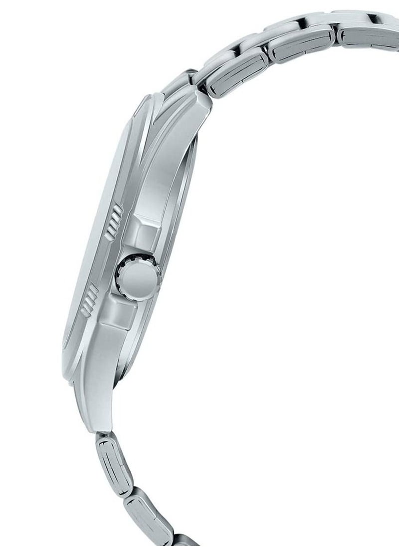 Casio Mens Quartz Watch, Analog Display and Stainless Steel Strap MTP-1308D-2AVDF