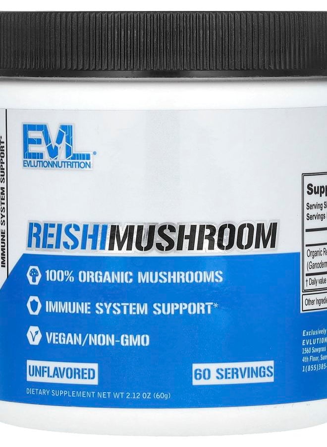 EVLUTION NUTRITION Reishi Mushroom Unflavored 2.12 oz (60 g) 