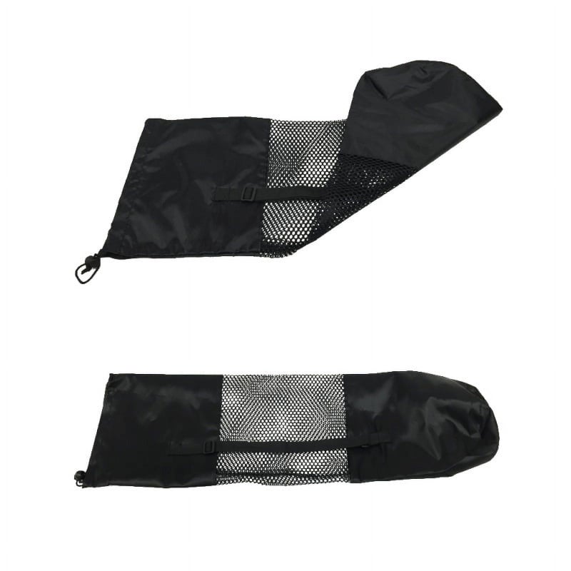Yoga Mat Storage Mesh Bag Drawstring Bags PVC Adjustable Strap Carrier Breathable Organization Tool - Image 4