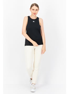 Adidas Women Sportswear Fit Training Tank Top, Black  - Image 2