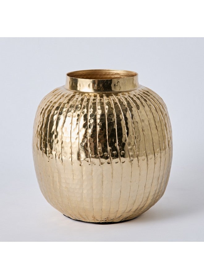 Home Box Aussie Aluminium Ribbed Vase 21 x 21 x 21.5 cm - Image 5
