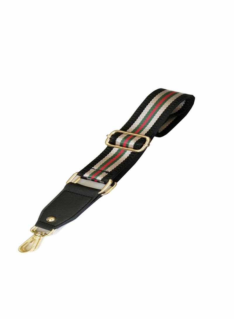 SYOSI Purse Straps, Wide Shoulder Strap Adjustable Replacement Crossbody Handbag Straps Wide Purse Strap Replacement Crossbody Strap Stripe Handbag Strap Guitar Style Shoulder Belt (Striped)  - Image 2