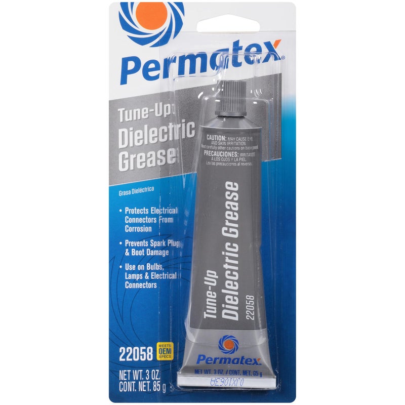 Permatex 22058 Dielectric Tune-Up Grease, 3oz. - High Performance Dielectric Grease Used To Protect Terminals, Spark Plugs, Wiring And Other Electrical Connections Against Salt, Dirt, And Corrosion - Image 1
