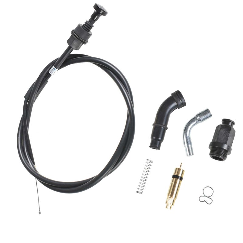 Silscvtt Carburetor Choke Cable and Valve Plunger Repair Kit Replacement for Honda Foreman Rubicon 500 TRX500 20012013