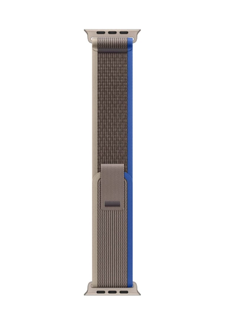 BAND2u - Trail Loop Apple Watch Replacement Band 49mm 45mm 44mm - Blue Grey - Image 1