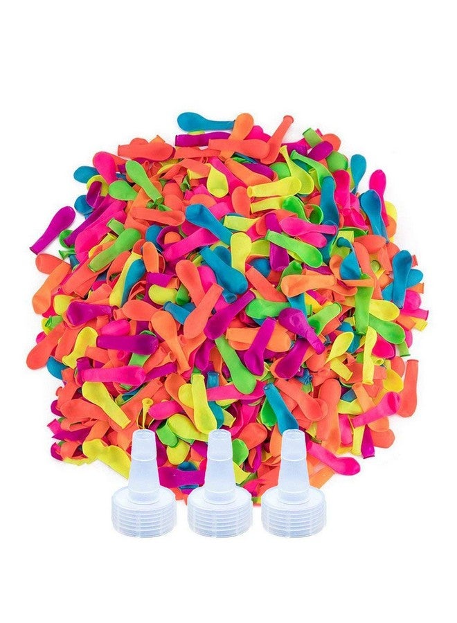 Ueerdand 1700 Pack Water Balloons Biodegradable Latex Water Balloon Assorted Colors With Refill Hose Nozzle For Kids Adults Summer Outdoor Water Toy - Image 1