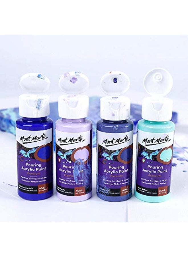 Mont Marte Polymer Clay Metallic - 10 Colours - 100g - Soft, Even Texture - Easy to Shape - Clay for Pottering, Modelling and Crafts