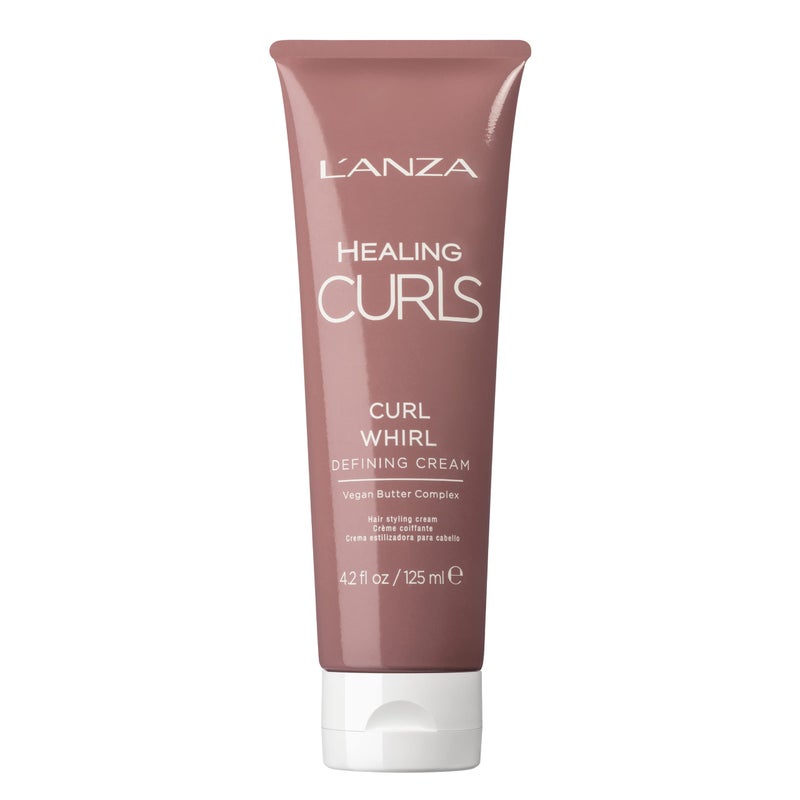 LANZA Curl Whirl Defining Creme  Curls Hair Product for Defining Curls and Waves and Preventing Frizz and Flyaways with Sulphate Free Paraben Free Formula 42 Fl Oz