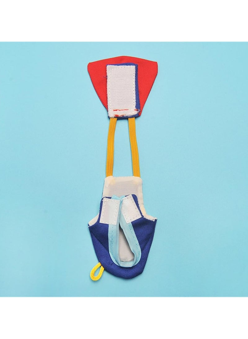 Bird Diapers, Soft Bird Flight Suit, Washable and Reusable  Parrot Diapers Flight Suit, Breathable Pet Changing Pads for Budgerigars, Cockatoos( S) - Image 4