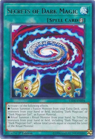 Yugioh Secrets of Dark Magic LED6EN004 Rare 1st Edition - Image 2