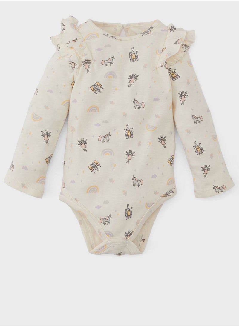 DeFacto - Baby Girl Regular Fit Long Sleeve Snap Body - Image 1