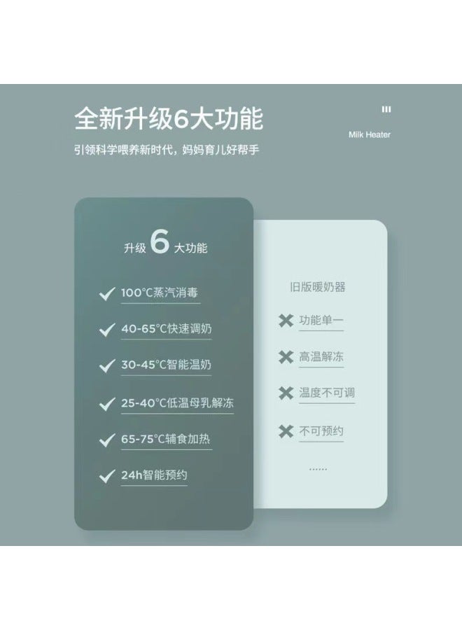 OIDIRE Germany Milk Warmer Sterilizer Two-in-one Baby Bottle Warm Milk Automatic Heating Breast Milk Constant Temperature Insulation - Image 2