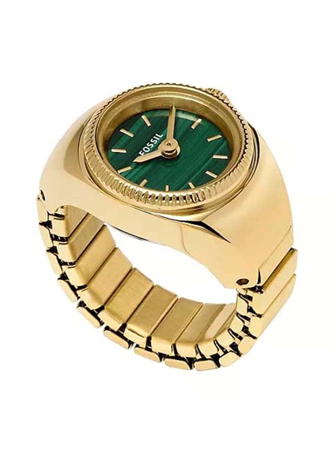 فوسيل Women Watch Ring Two-Hand Gold-Tone Stainless Steel ES5308 - Image 1