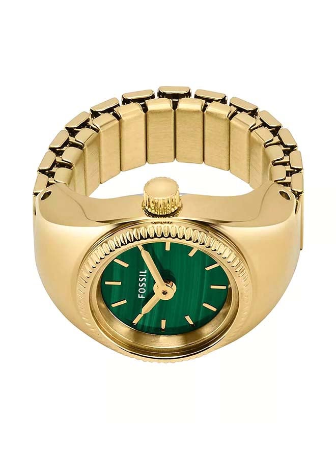 فوسيل Women Watch Ring Two-Hand Gold-Tone Stainless Steel ES5308 - Image 3