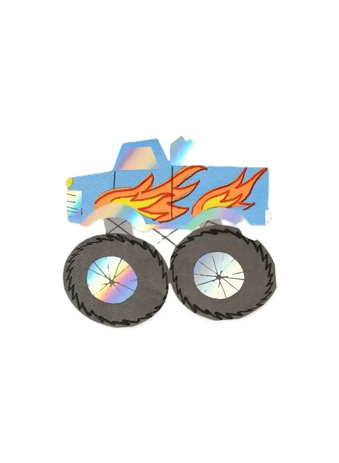 Meri Meri Monster Truck Napkins
