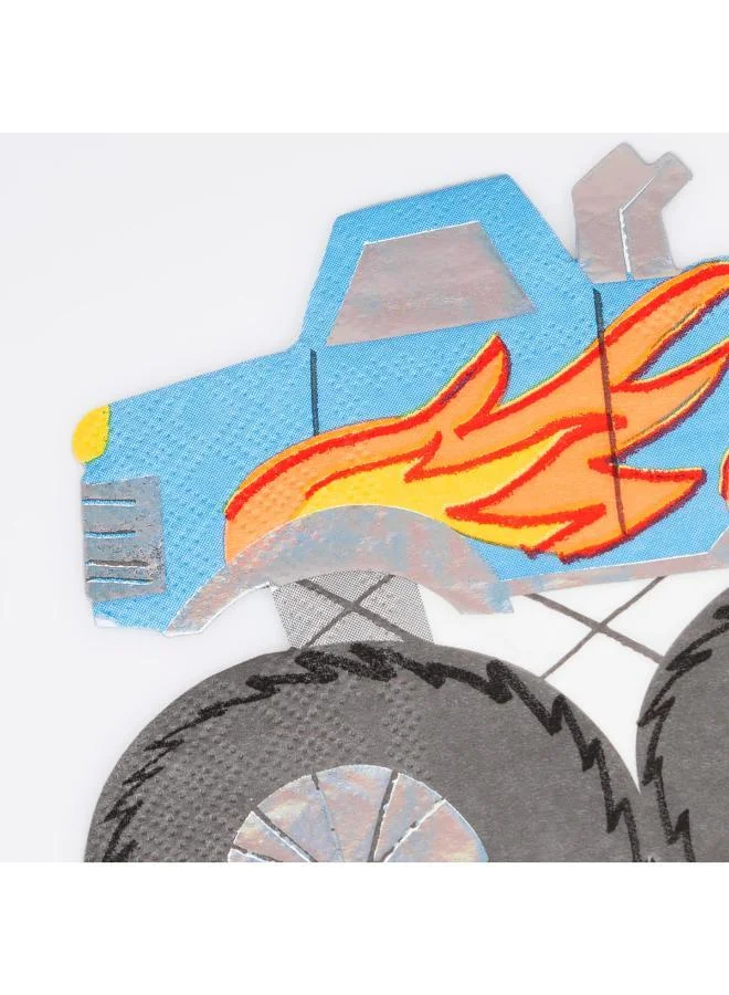 Meri Meri Monster Truck Napkins