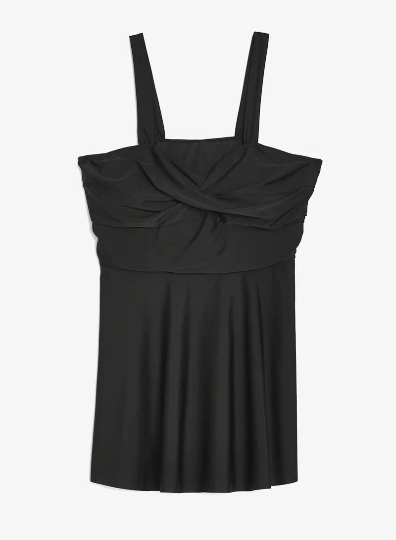 Ella Plus Ruched Swimsuit With Skirt