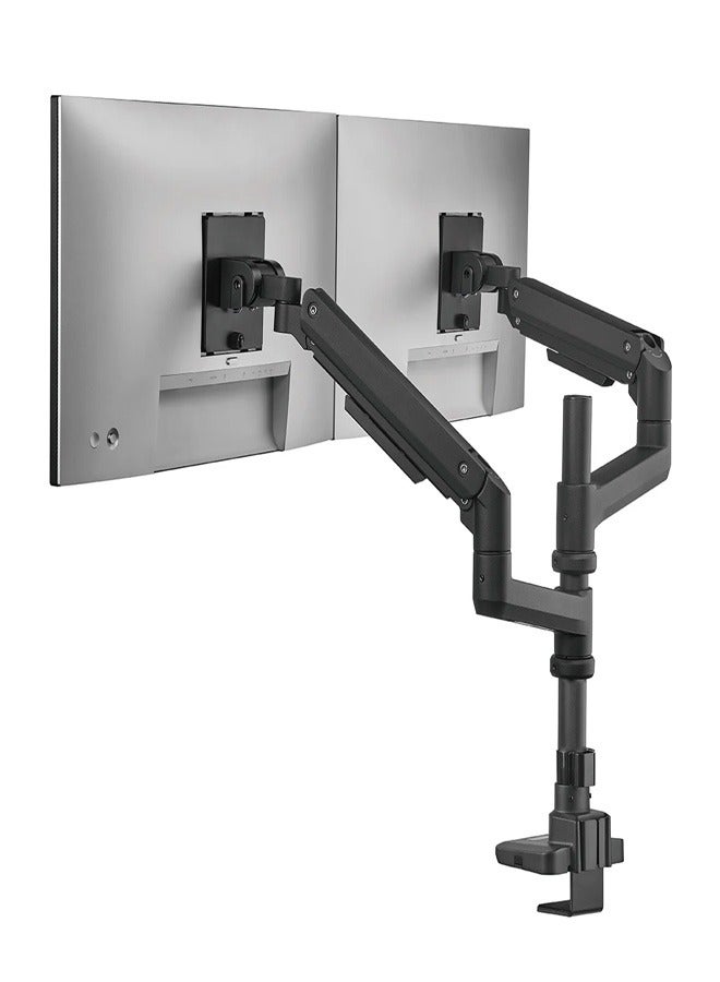 Skill Tech SH69 C024P Heavy Duty Counterbalance Monitor Arm for 17"-49" Screens, VESA 100x100, 20kg Load Capacity per Screen – Black - Image 2