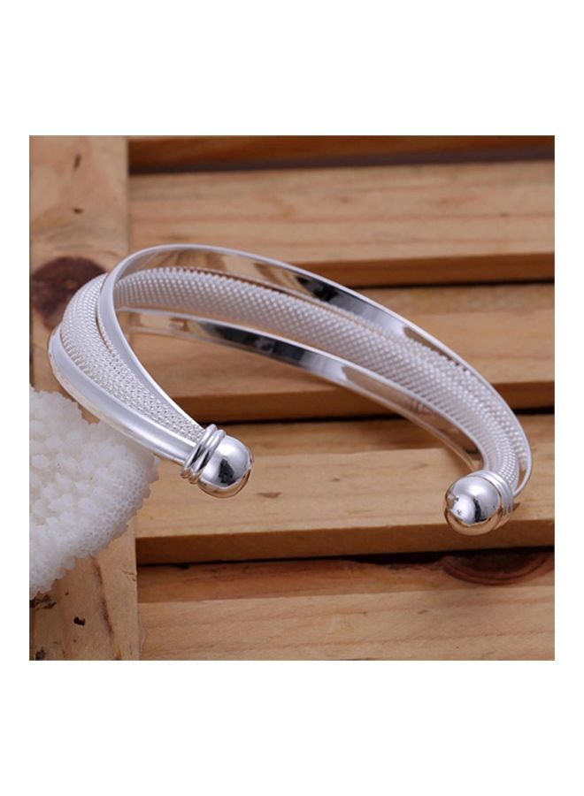 NIBEMINENT 925 Sterling Silver Cuff Bracelet  - Image 4