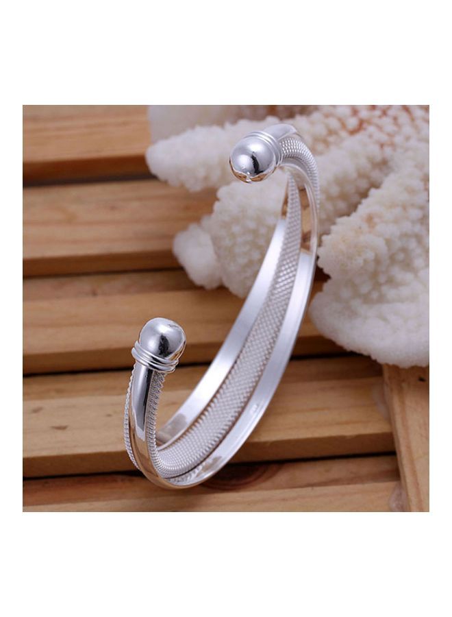 NIBEMINENT 925 Sterling Silver Cuff Bracelet  - Image 2