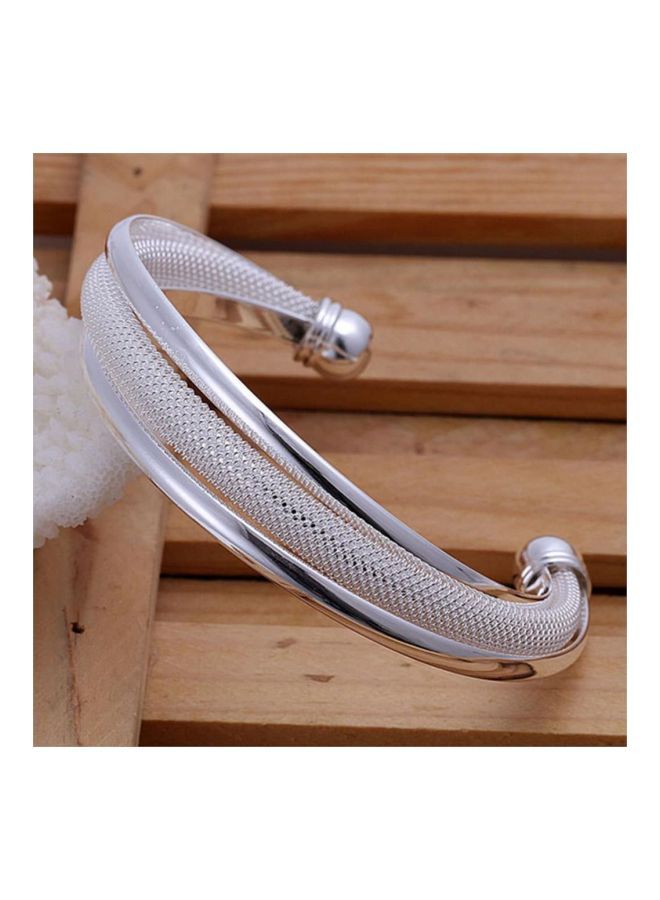 NIBEMINENT 925 Sterling Silver Cuff Bracelet  - Image 3