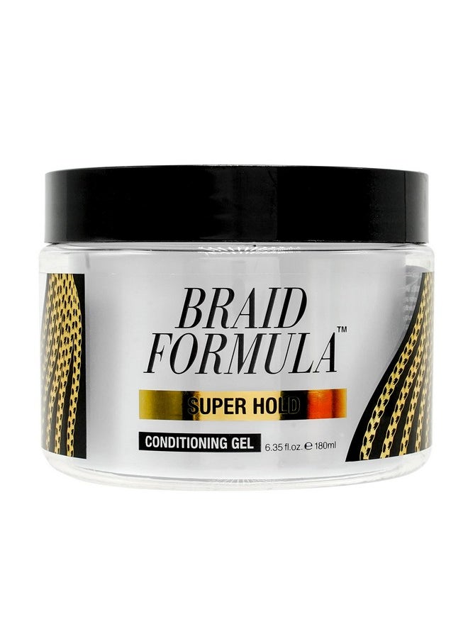 EBIN NEW YORK Braid Formula Conditioning Gel Super Hold 6.35 Oz ; Great For Braiding Twisting Edges No Residue No Flaking Strong Hold High Shine Smoothing With Clean No Buildup  - Image 2