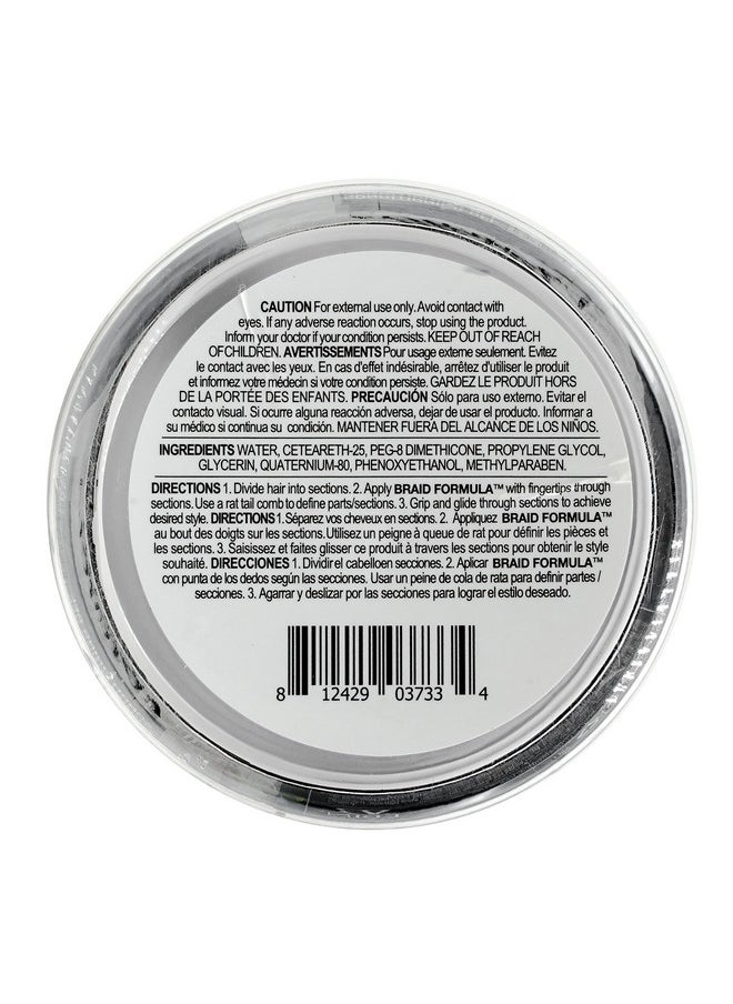 EBIN NEW YORK Braid Formula Conditioning Gel Super Hold 6.35 Oz ; Great For Braiding Twisting Edges No Residue No Flaking Strong Hold High Shine Smoothing With Clean No Buildup  - Image 4