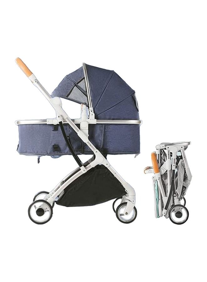 جي تي-ويل عربة أطفال محمولة بتصميم خاص للسفر عربة أطفال حديثي الولادة TR20 (أزرق بريم) - Image 1